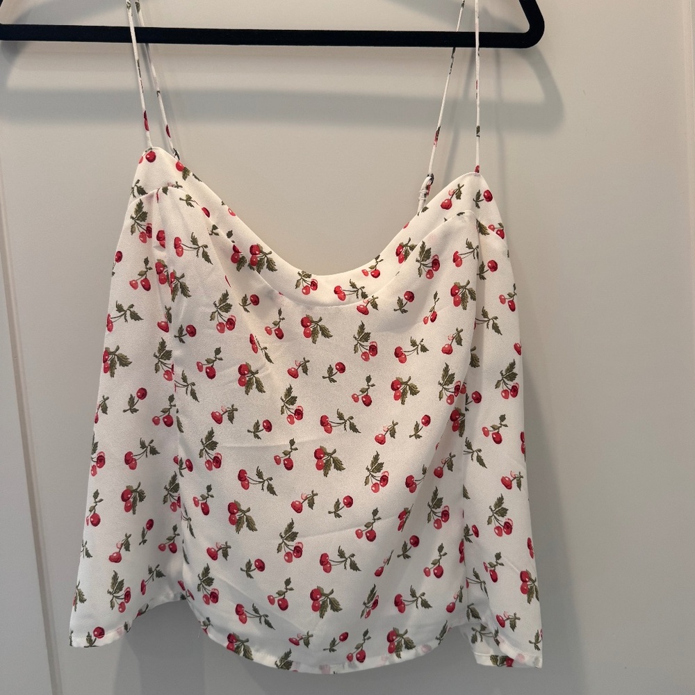 Abercrombie cherry tank top - XL